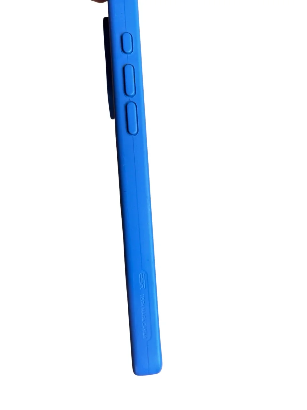 ESR HaloLock Magnetic Case for iPhone Blue Silicone MagSafe Phone Case